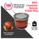 Boston Polish Amber Paste Wax 16 oz., Can