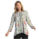 Jess & Jane French Brushed Knit Tunic FB7 (Large, Catalina)