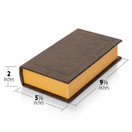 Maxam Small Faux Book Safe, A Fun Way to Hide and Protect Your Valuables