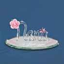 Glass Baron I Love You Nana w/ Crystal Butterfly Figurine