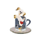 Glass Baron Pup in a Cup from Roy Rose Jewelry