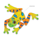 Glass Baron Frog"Rain Forest" Large S3 217-YN