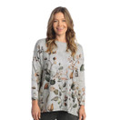 Jess & Jane French Brushed Knit Tunic FB9 (Medium, Rosemary)