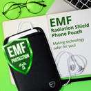 Shield Your Body Anti Radiation Cell Phone Pouch, Cell Phone Sleeves for Blocking EMF, Radiation Blocker for Cell Phone, Black, XL, for Phones Up to 3.25-inches Wide (7 x 4.25 Inches Pouch Size)