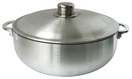 Wee's Beyond Heavy Gauge Caldero Dutch Oven with Aluminum Lid, 6.9 quart, Silver