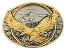 Montana Silversmiths Men's Soaring Eagle Belt Buckle - 60791P