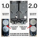 C+H Precision Optics Adapter Plate for Smith & Wesson M&P 2.0 C.O.R.E. & Trijicon RMR/SRO, Holosun 407C/507C/508C/508T