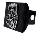 Metalhead Grim Reaper Black Metal Hitch Cover - Reaper Black