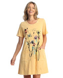 Jess & Jane Mineral Washed Cotton Dress M78 (Medium, Sierra Wheat)