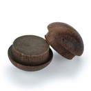 Walnut Button Top Screw Hole Plugs 1/2" 12 Pack Walnut