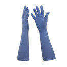 Foxgloves Long Gardening Gloves with Grips - Elbow Length - Foxgloves Elle Grip Gloves (Medium (Pack of 1) Periwinkle Blue