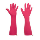 Foxgloves Long Gardening Gloves with Grips - Elbow Length - Foxgloves Elle Grip Gloves - Large, Fuchsia Pink