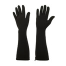 Foxgloves Long Gardening Gloves - Elbow Length - Foxgloves Elle Gloves | Large, Crow Black