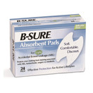 B-Sure Anal Leakage Pads, Case/288 | 12 Boxes of 24 Pads