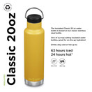 Klean Kanteen Insulated Classic 20oz (w/Loop Cap) Marigold