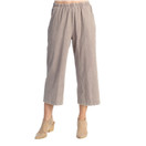 Jess & Jane Mineral Washed Cotton Crop Pants - M107 | Small, Slate