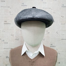 Mens Melton Wool 8 Panel Applejack Newsboy Baker Boy Cap Made in USA