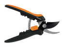 Fiskars Solid Snip Pruner, Floral SP14, Length: 24cm, Steel Blades/Plastic Handle, 1051601, Orange/Black