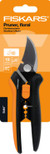 Fiskars Solid Snip Pruner, Floral SP14, Length: 24cm, Steel Blades/Plastic Handle, 1051601 | Orange/Black