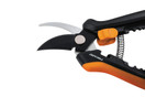 Fiskars Solid Snip Pruner, Floral SP14, Length: 24cm, Steel Blades/Plastic Handle, 1051601 | Orange/Black