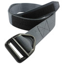 Bison Designs 38MM Heavy Duty Nylon Web Belt w/ V-Ring Buckle M Grey