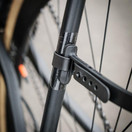 Ass Savers – Win Wing 2 Gravel - Black, Rear Mudguard for Gravel Bikes with Black Wishbone, Tire Widths up to 60mm, Ultralight, Clip On, Easy Installation and Removal, Secure Mount, Swedish Design (Gravel - Black Dots/Black Wishbone/60mm/WW2)