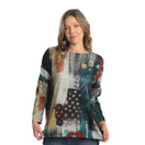 Jess & Jane French Brushed Knit Tunic - FB9 - Large, Tundra