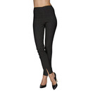 Pants with Front Ankle Slits and Front Zipper - 14 Long, Heather Gray