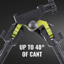 MDT Grnd-POD - Hunting and Shooting Bipod with Cant Adjustment, 4.5"-9" - Picatinny or ARCA/RRS Dovetail Compatible - RSS Dovetail