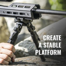 MDT Grnd-POD - Hunting and Shooting Bipod with Cant Adjustment, 4.5"-9" - Picatinny or ARCA/RRS Dovetail Compatible - RSS Dovetail