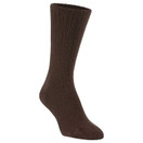 World's Softest Classic Crew Socks - Ultra Soft Crew Socks for Women & Men - Medium, Chocolate