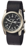 Bertucci A-4T Aero Watch - Black - Black Nylon - 13456