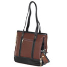 Concealed Carry Gun Purse - Double Handled Leather Tote by Roma Leathers