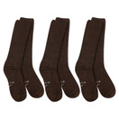 World's Softest Classic Crew Socks - Ultra Soft Socks for Women and Men - 3 Pack - Medium, Chocolate