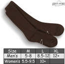 World's Softest Classic Crew Socks - Ultra Soft Socks for Women and Men - 3 Pack - Medium, Chocolate