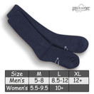 World's Softest Classic Crew Socks - Ultra Soft Socks for Women and Men - 3 Pack - Medium, Navy