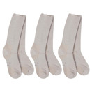 World's Softest Classic Crew Socks - Ultra Soft Socks for Women and Men - 3 Pack - Medium, Stone