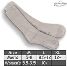 World's Softest Classic Crew Socks - Ultra Soft Socks for Women and Men - 3 Pack - Medium, Stone