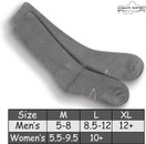 World's Softest Classic Crew Socks - Ultra Soft Socks for Women and Men - 3 Pack - Medium, Grey