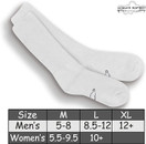 World's Softest Classic Crew Socks - Ultra Soft Socks for Women and Men - 3 Pack - Medium, White