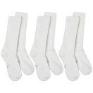 World's Softest Classic Crew Socks - Ultra Soft Socks for Women and Men - 3 Pack - Medium, White