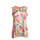 Jess & Jane Tank Burnout Sleeveless Top - AJ5 - X-Large, Sangria
