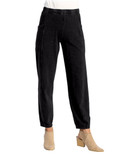 Jess & Jane Mineral Washed Lantern Pants - M100 - Small, Jet Black