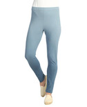 Jess & Jane Women's Cotton Legging Pants - Large, Denim Dip