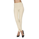 Mesmerize Pants with Front Ankle Slits and Front Zipper - 6, Ivory