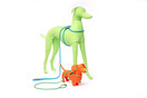Harness Lead No Pull Dog Harness and Leash Set, Anti Pull Dog Harness for All Breeds and Sizes, One-Piece Cushioned Rope Design Safely Prevents Escaping and Pulling (Medium/Large, Peacock/Blue/Lime)