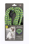 Harness Lead No Pull Dog Harness and Leash Set, Anti Pull Dog Harness for All Breeds and Sizes, One-Piece Cushioned Rope Design Safely Prevents Escaping and Pulling (Medium/Large, Peacock/Blue/Lime)