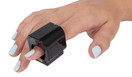 AirPoint Ring - Black Wearable Wireless Mouse and Air Gesture Presenter - Mini Bluetooth Mouse and Virtual Laser Pointer - 3D Wireless Ring Mouse for Gamers