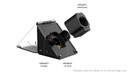 AirPoint Ring - Black Wearable Wireless Mouse and Air Gesture Presenter - Mini Bluetooth Mouse and Virtual Laser Pointer - 3D Wireless Ring Mouse for Gamers