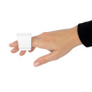 AirPoint Ring - White Wearable Wireless Mouse and Air Gesture Presenter - Mini Bluetooth Mouse and Virtual Laser Pointer - 3D Wireless Ring Mouse for Gamers | White